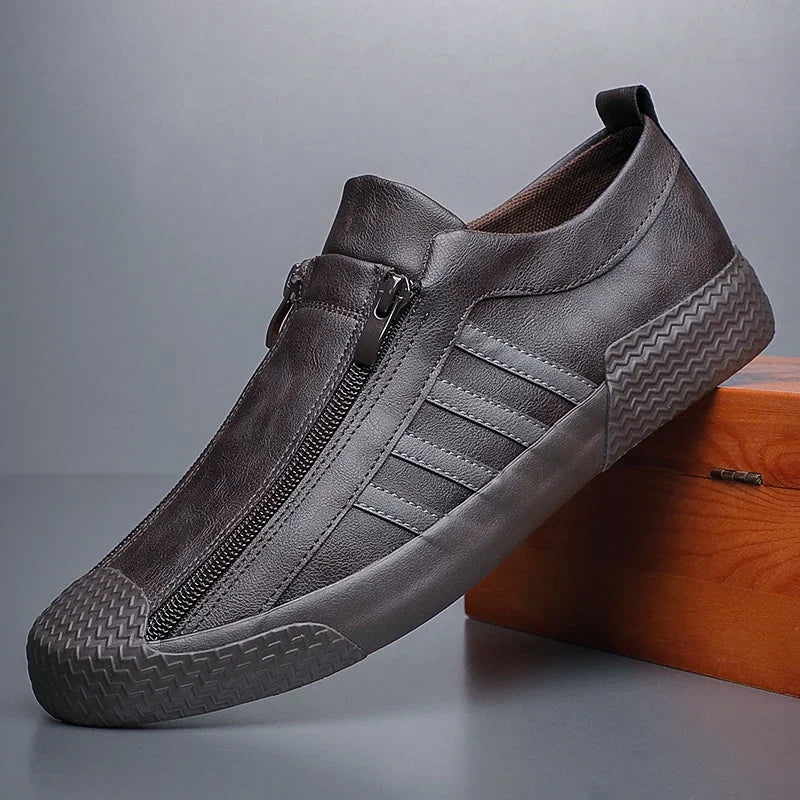 Chaussure mocassin homme café