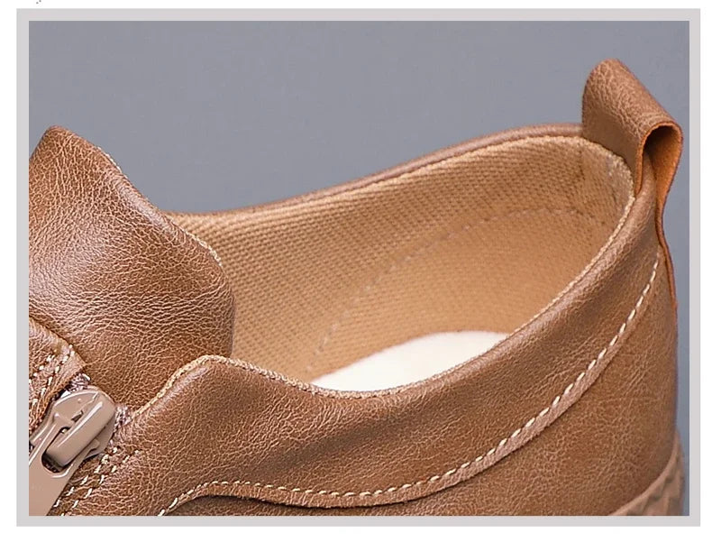 Intérieur chaussure mocassin homme