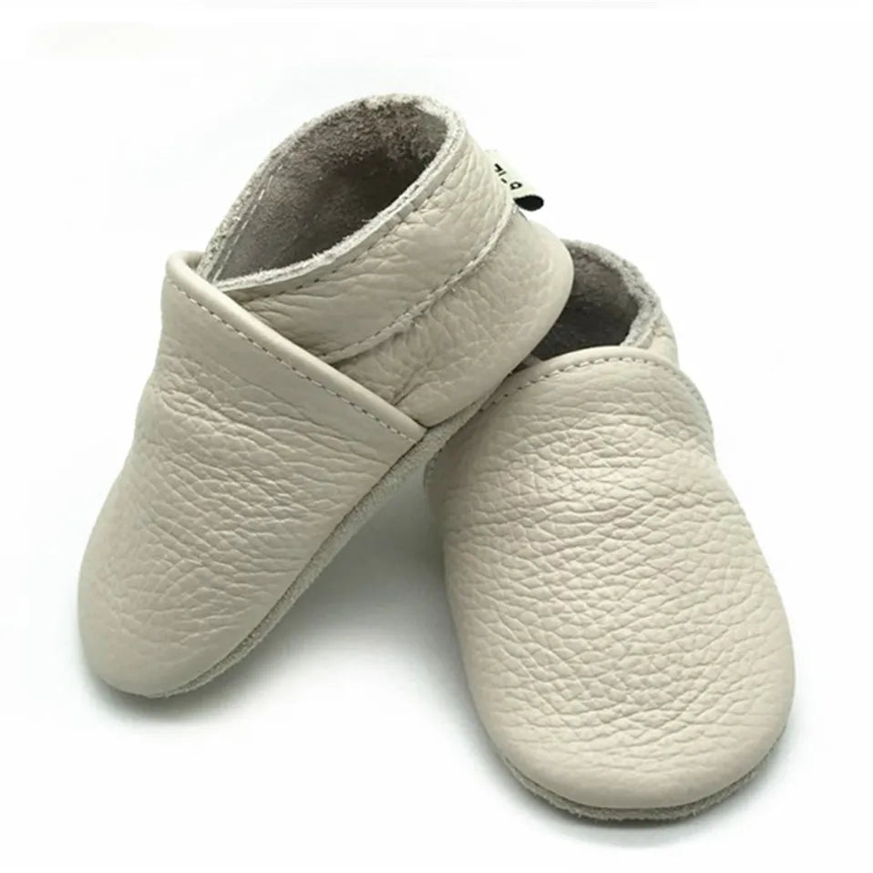 Mocassin bébé blanc