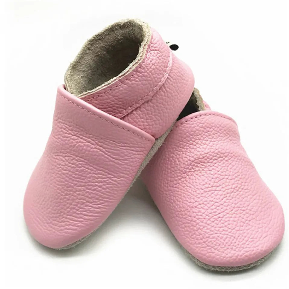 Mocassin bébé rose