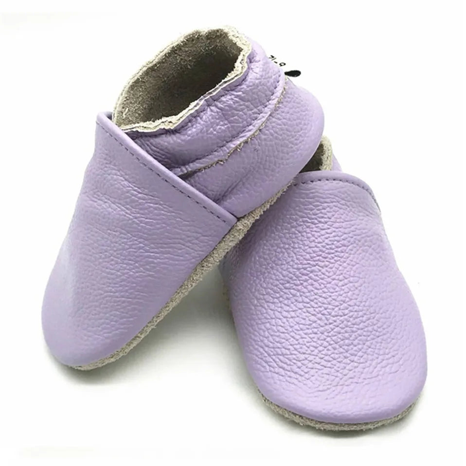 Mocassin bébé violet