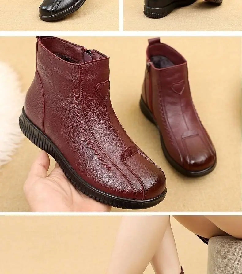 Botte mocassin femme