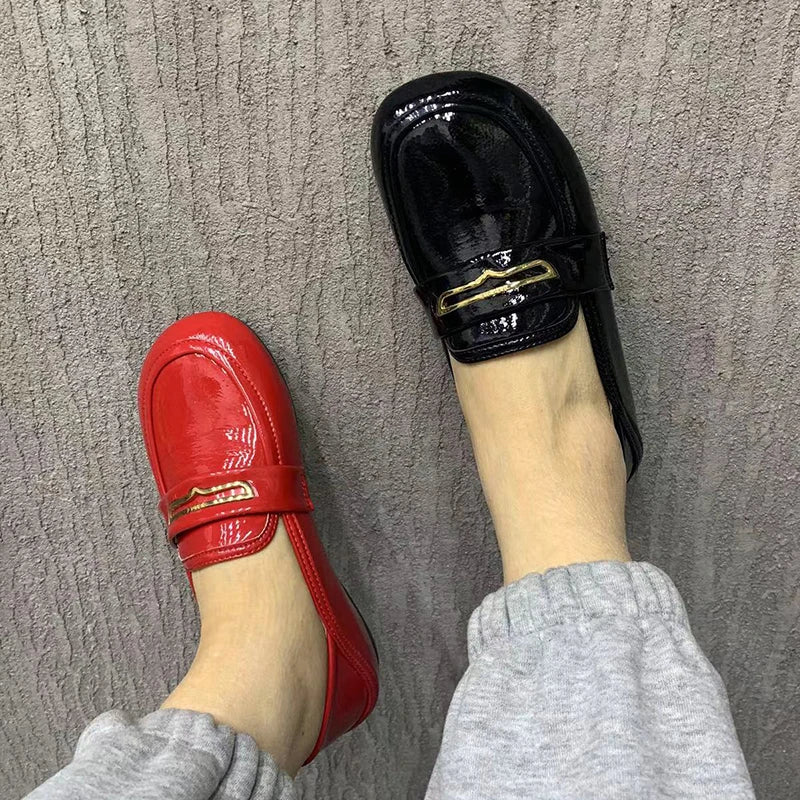 Mocassin à bout rond femme